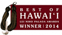 Best of Hawai'i | Lei Niho Palao Awards | Winner | 2014